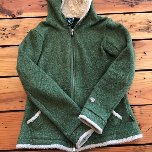 Kuhl Jackets \u0026 Coats | Kuhl Alpaca Fleece Hoodie | Color: Green | Size: Xs | Erindickson's Closet